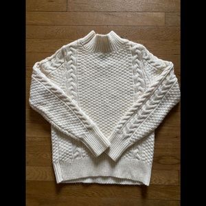 Abercrombie & Fitch high neck cable knit sweater